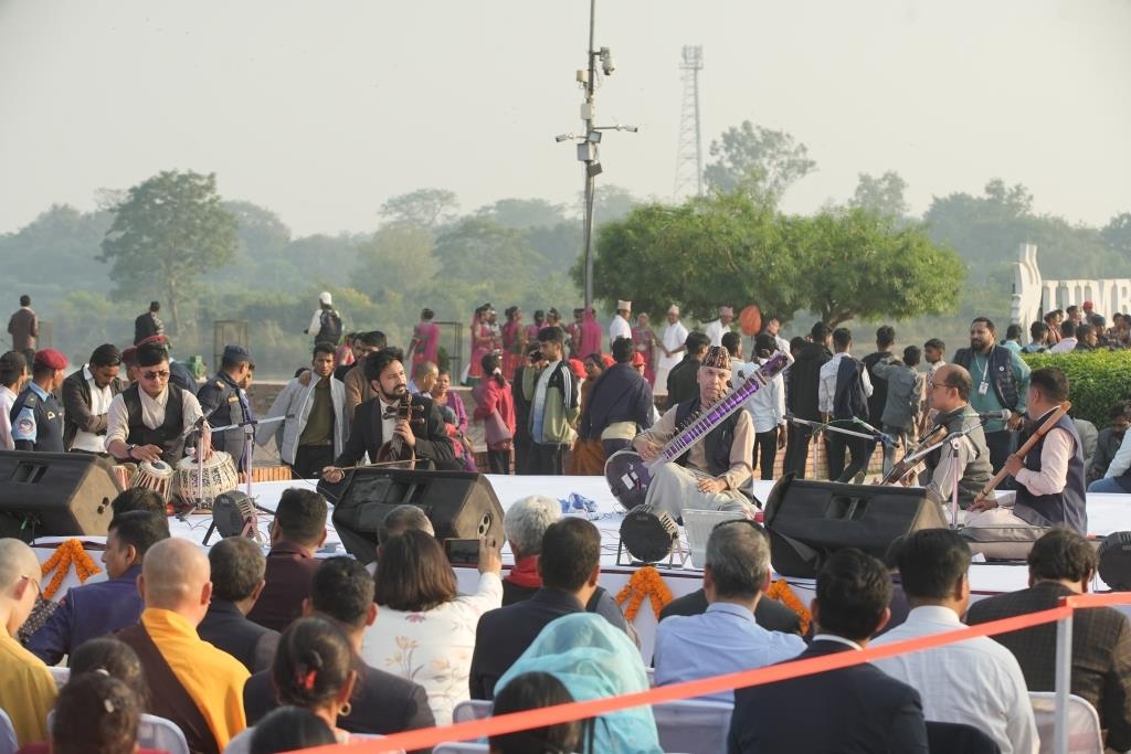 Lễ hội nhằm giới thiệu các di sản văn hóa và truyền thống phong phú của Ấn Độ và Nepal. Ảnh: ANI