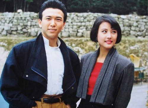 Châu Hải My và Ôn Triệu Luân trong phim Nghĩa bất dung tình