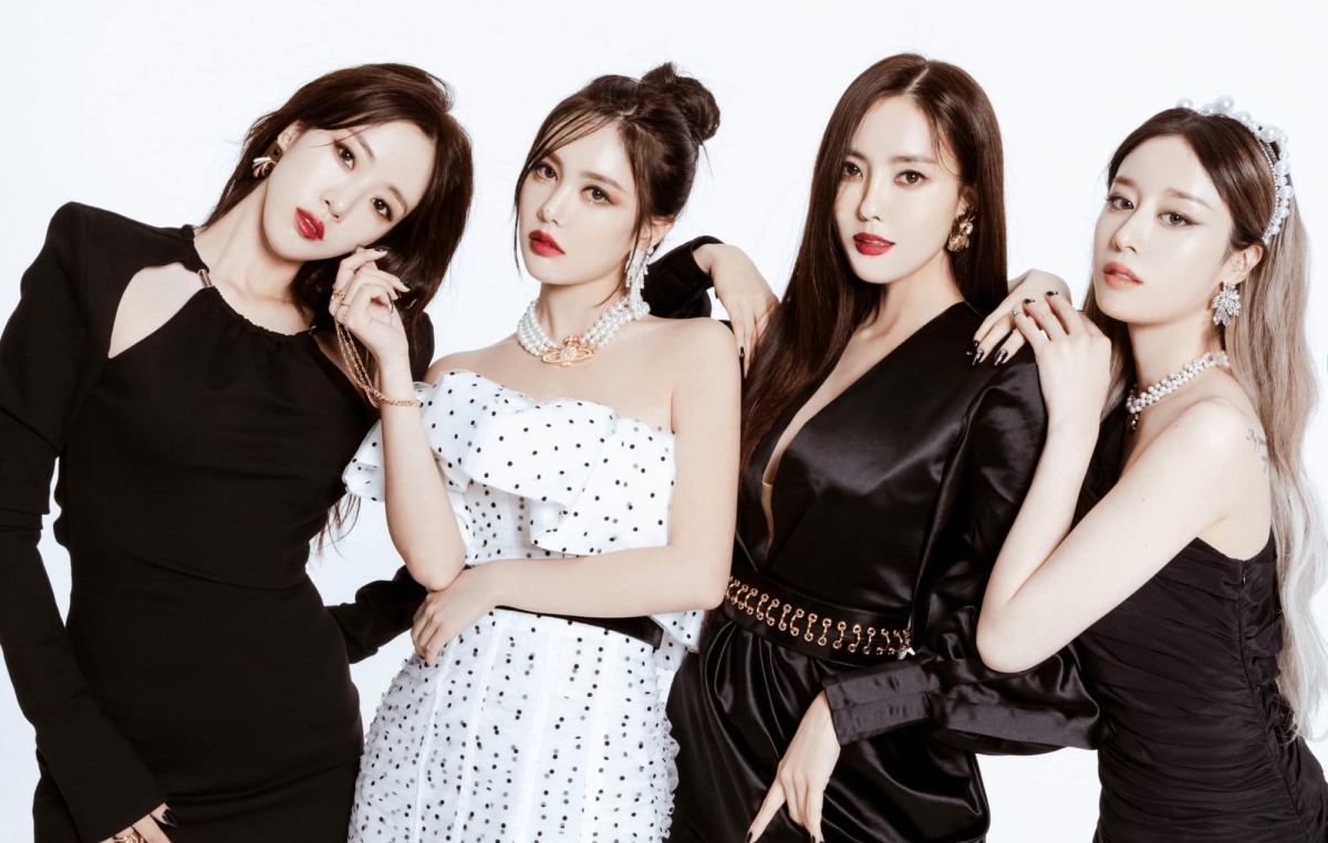 Các thành viên nhóm T-ara