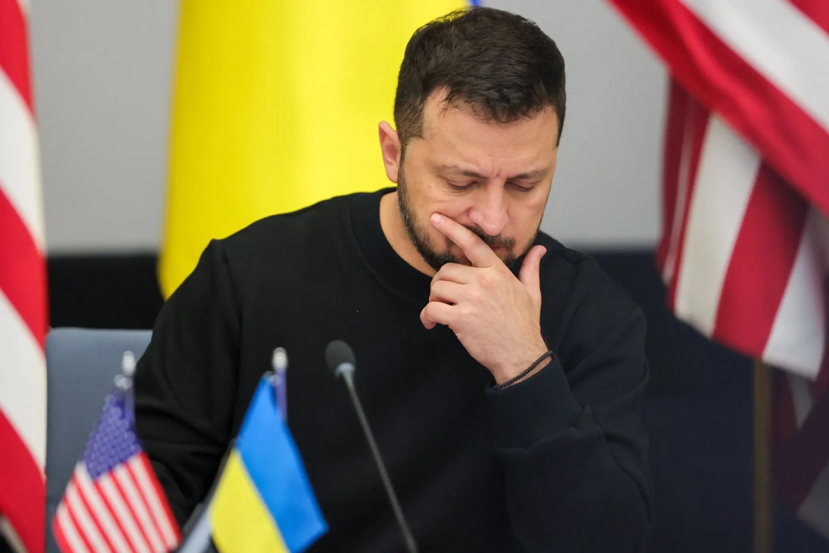 Tổng thống Ukraine Volodymyr Zelensky. Ảnh: NY Times