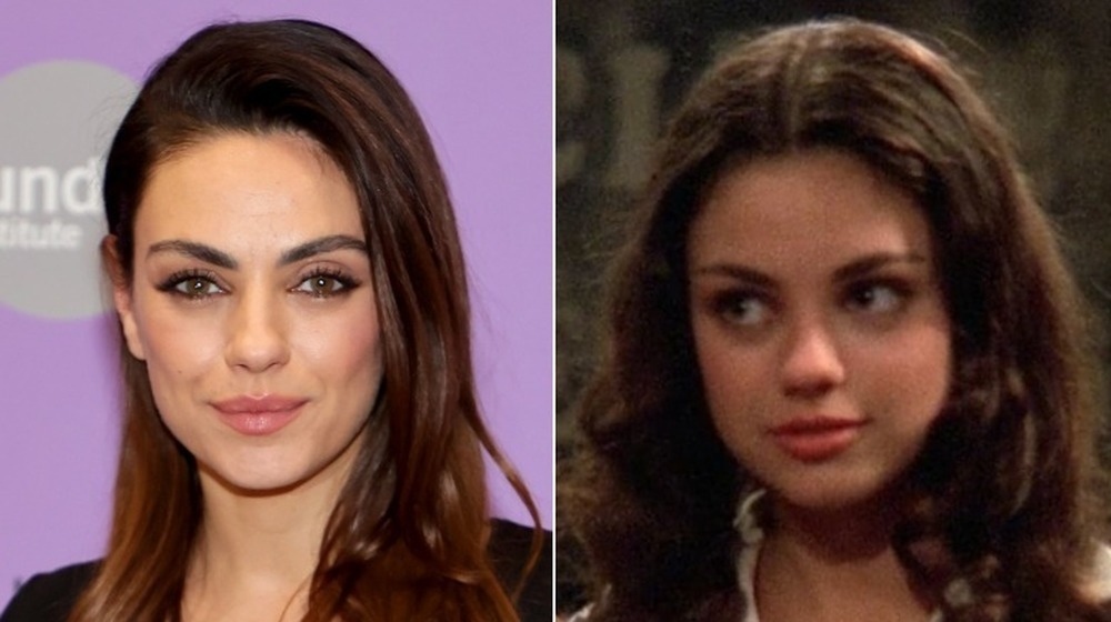 Mặc dù đã xuất hiện trong nhiều bộ phim và chương trình truyền hình trước đó nhưng Mila Kunis đã phải nói dối về tuổi của mình để có được vai Jackie Burkhart trong bộ phim sitcom mang tính biểu tượng That '70s Show. Khi tham gia The Tonight Show with Jay Leno vào năm 2012, người trò chuyện đã hỏi cô bao nhiêu tuổi khi tham gia That '70s Show. Kunis trả lời: "Về mặt pháp lý, khi ấy tôi 14 tuổi. Tuy nhiên tôi nói với nhà sản xuất rằng tôi gần 18 tuổi".