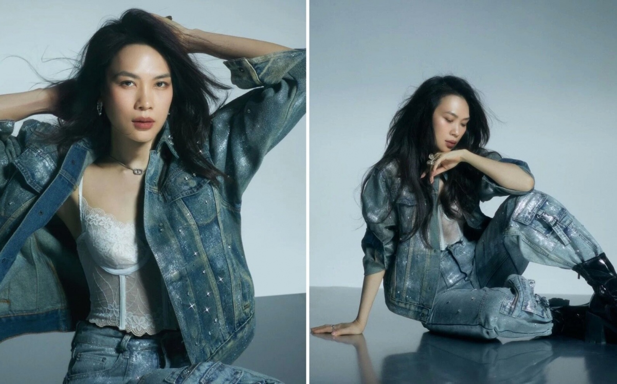 Mỹ Tâm khoe vẻ gợi cảm trong bộ ảnh mới. Nhan sắc của nữ ca sĩ nhận được nhiều lời khen ngợi của khán giả. (Theo: VTC News)