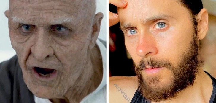 Jared Leto là một diễn viên tài năng, được biết đến với khả năng xuất sắc trong việc hóa thân vào nhiều nhân vật khác nhau một cách liền mạch. Trong chớp mắt, anh ấy có thể chuyển từ vai Joker trong Suicide Squad sang vai một người phụ nữ chuyển giới trong The Dallas Buyers Club. Trong phim Mr. Nothing, anh đảm nhận nhân vật Nemo, một người đàn ông 118 tuổi là người phàm cuối cùng còn sót lại trên trái đất.
