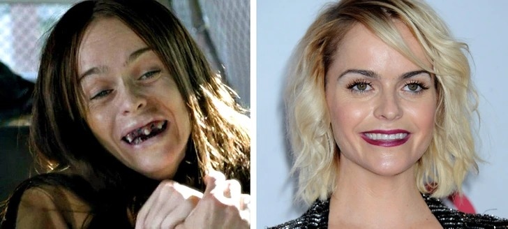 Taryn Manning có lẽ được biết đến nhiều nhất với vai diễn Mimi trong Crossroads, nơi cô đóng chung màn ảnh với Britney Spears. Tuy nhiên, với vai diễn Tiffany trong Orange Is the New Black, cô đã trải qua một sự thay đổi đáng kể về ngoại hình. 