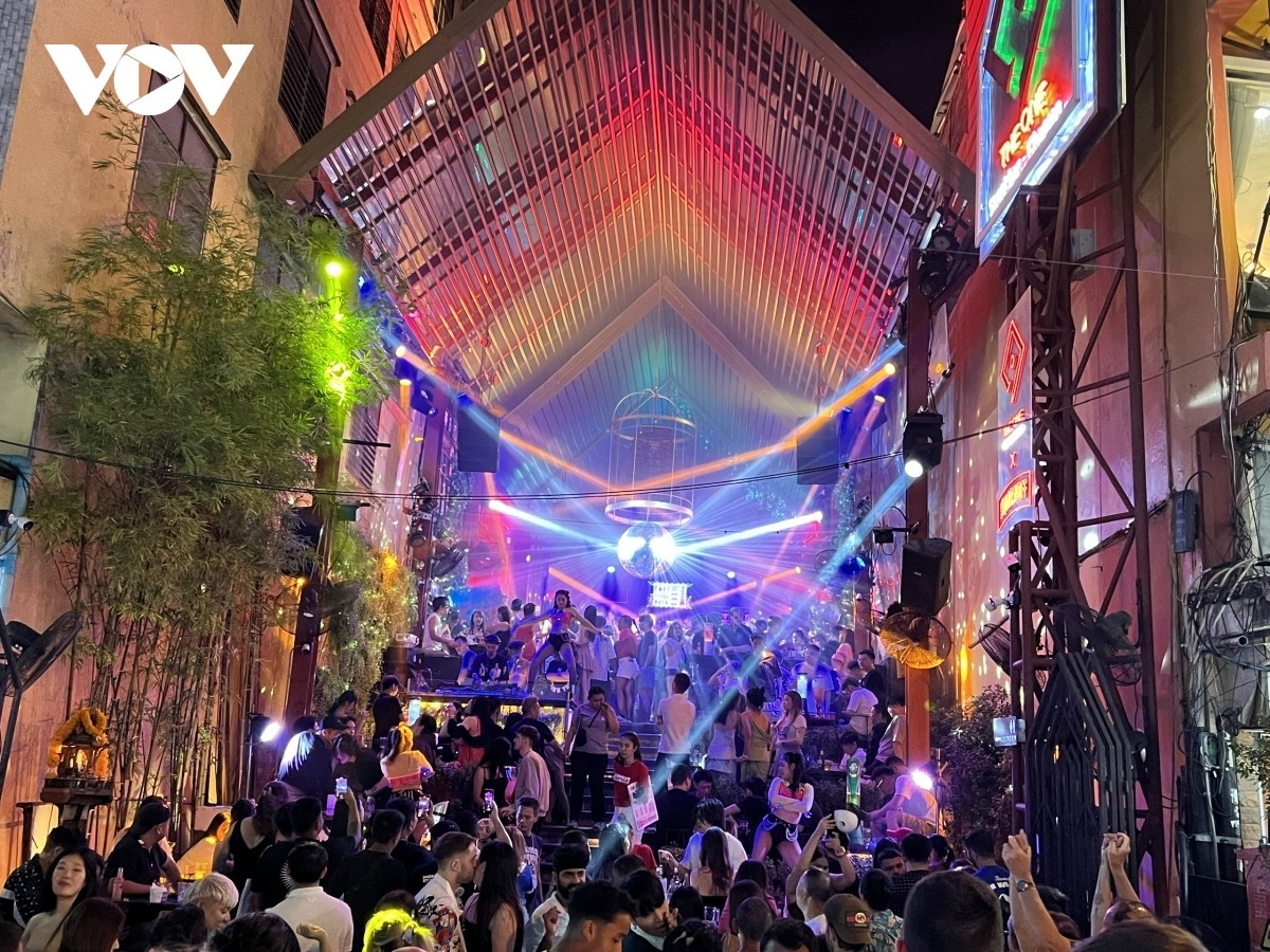 Một điểm giải trí về đêm ở Bangkok. Ảnh: VOV-Bangkok