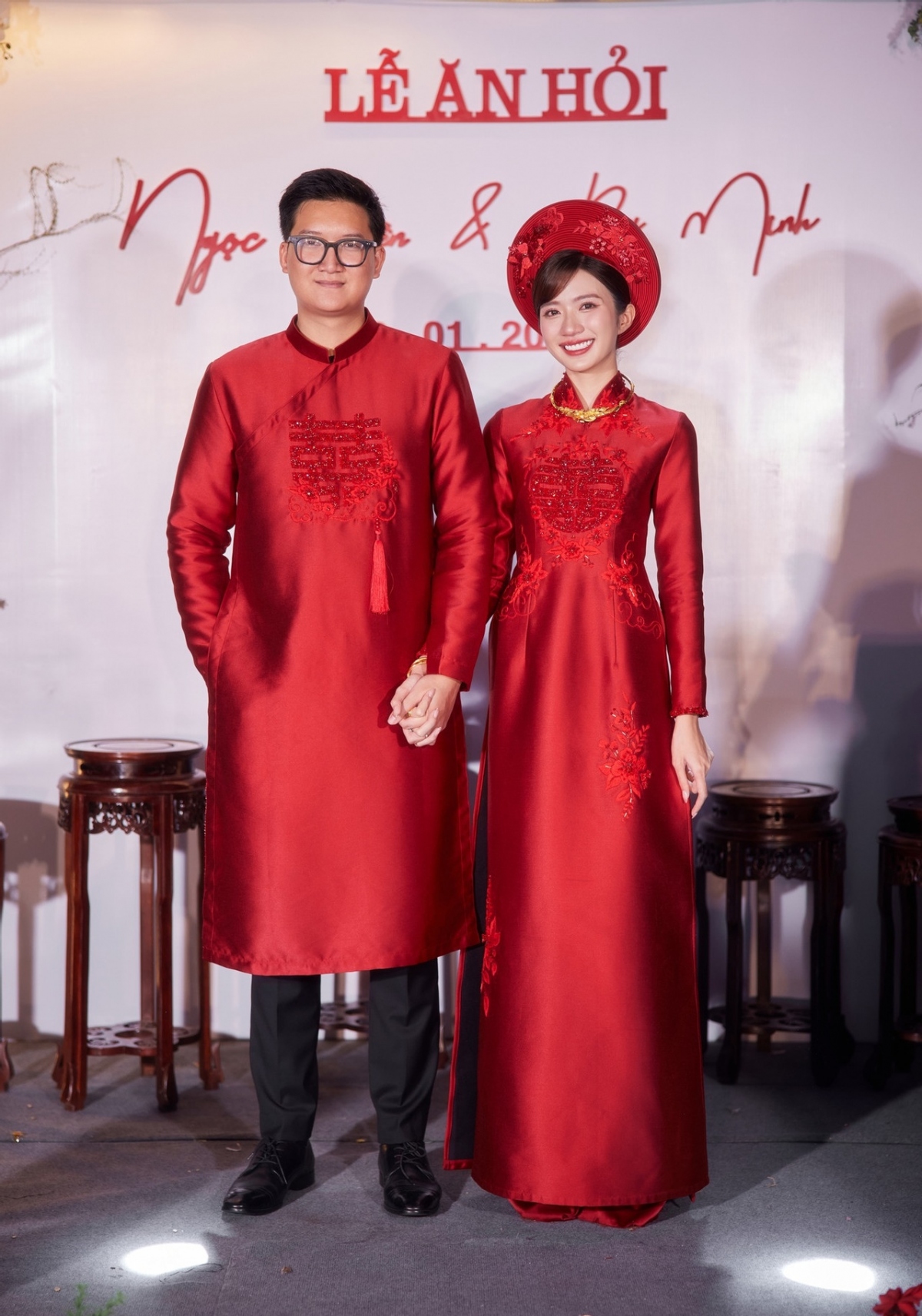 Ngọc Huyền từng chia sẻ với báo chí, chồng không hoạt động nghệ thuật và không phải là đại gia hay thiếu gia. Cô cũng được cả nhà chồng ủng hộ trên con đường sự nghiệp.