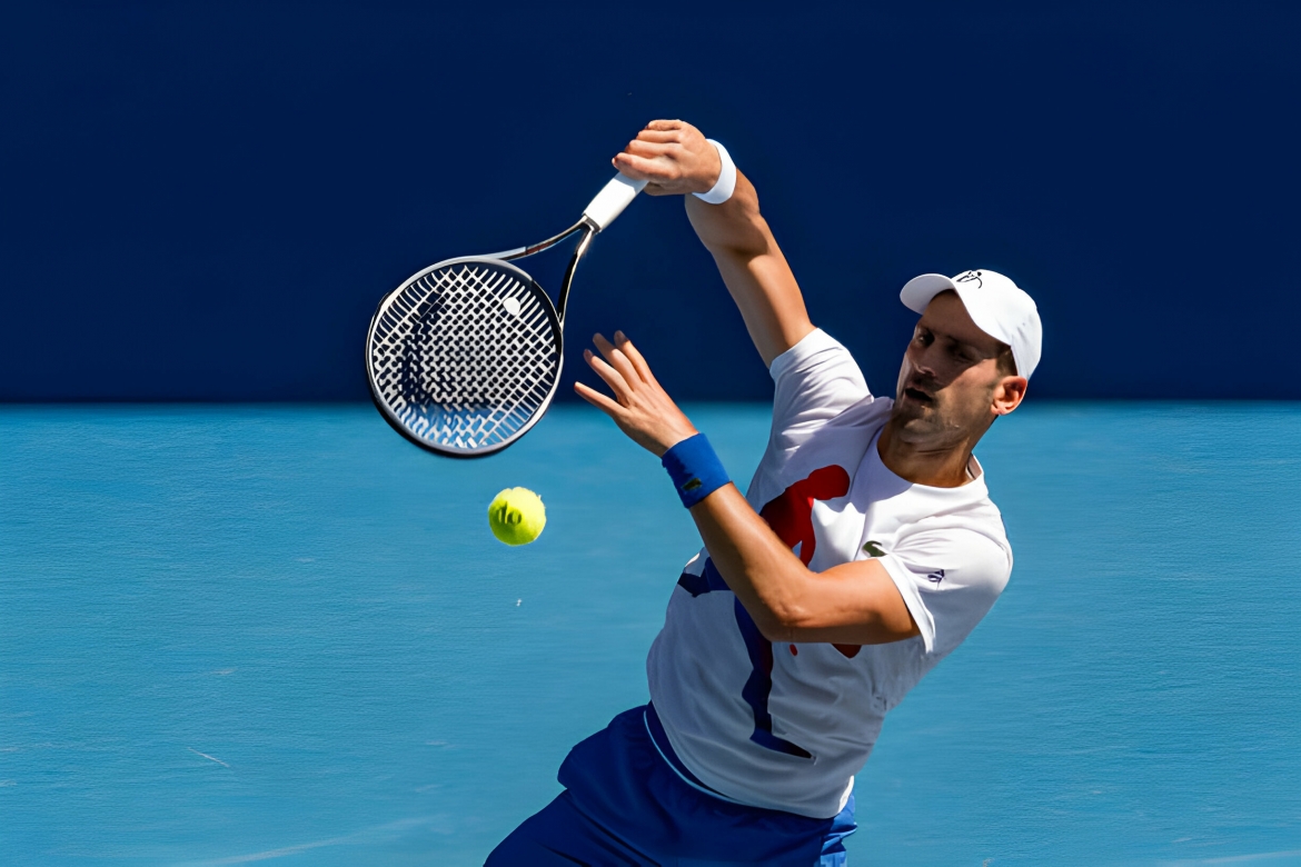 Djokovic vẫn là ứng viên số một cho danh hiệu vô địch đơn nam của Australian Open 2024. (Ảnh: Getty). 