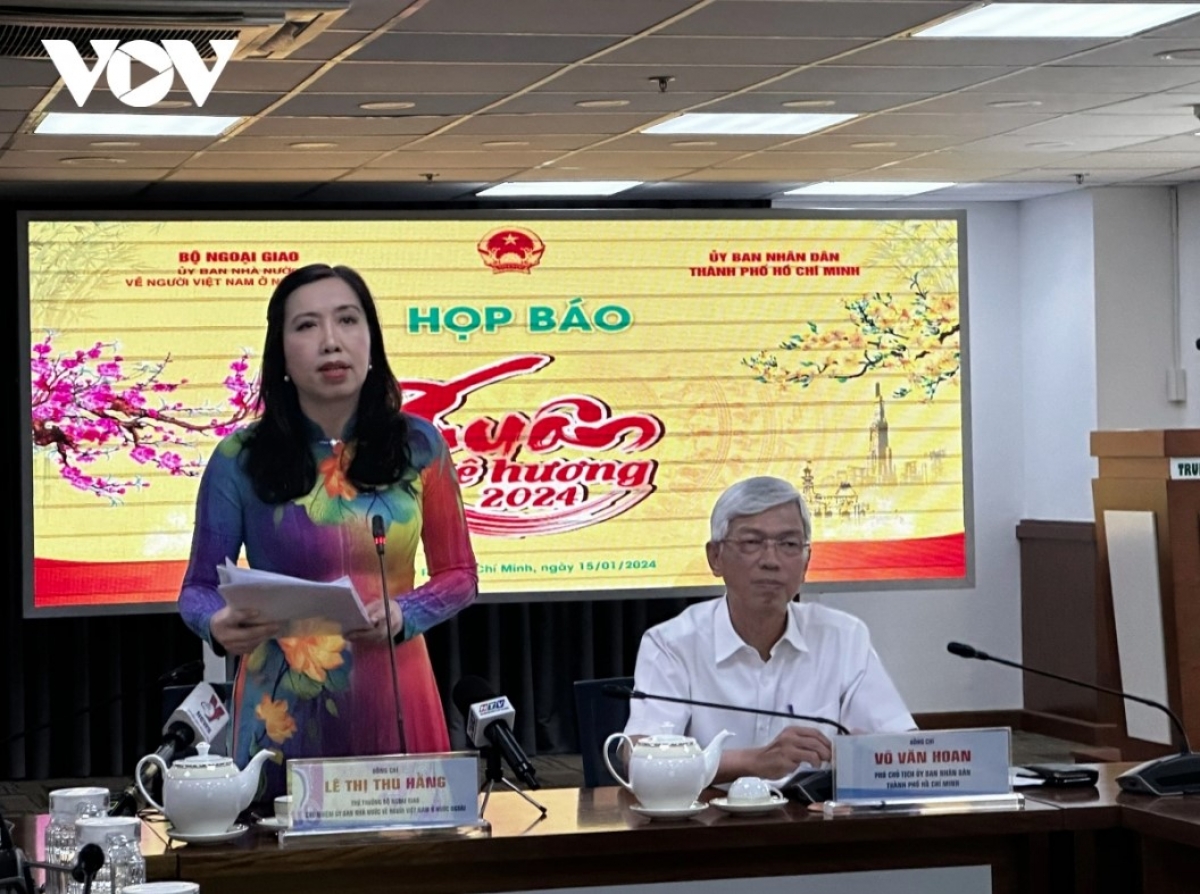 1,000 Overseas Vietnamese will gather at Homeland Spring 2024. The news was unveiled at a press conference in Ho Chi Minh City on January 15.