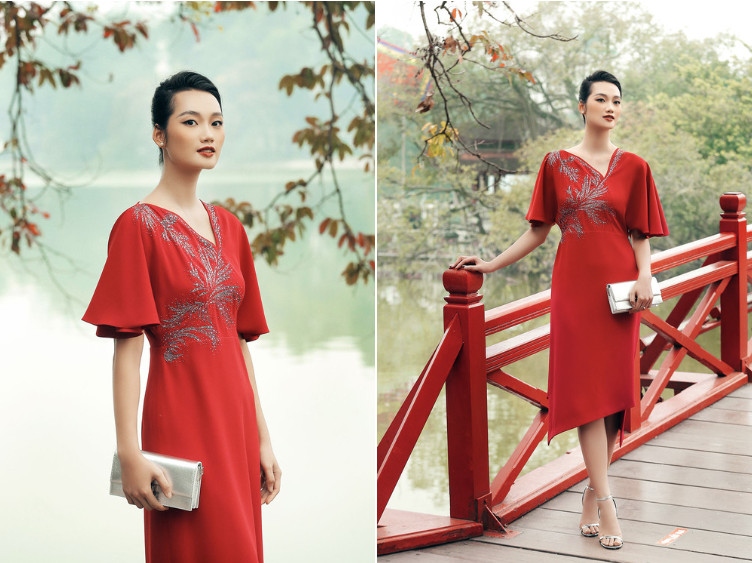 NTK Xuân Lê ra mắt bộ sưu tập Khúc giao mùa lấy cảm hứng những góc phố cổ cũ kỹ, sự thay đổi diệu kỳ của thời tiết trong 4 mùa của Hà Nội. Siêu mẫu châu Á Quỳnh Anh là "nàng thơ" của bộ sưu tập. 
Trên nền chất liệu cao cấp như lụa satin tơ tằm, tafta, cotton lụa, NTK chú trọng vào từng đường cắt, đường may để mỗi thiết kế có phom chuẩn, tôn vóc dáng và vẻ sang trọng cho người mặc. Điểm nhấn tinh tế trên mỗi thiết kế là chi tiết thêu tay những chiếc lá, khiến trang phục trở nên bay bổng, lãng mạn như chính những lần thời tiết Hà Nội chuyển mùa. Bộ sưu tập được thực hiện tại địa danh cổ kính của Hà Nội như Văn Miếu Quốc Tử Giám, Ô Quan Chưởng, phố Hàng Chiếu, cầu Thê Húc, Nhà hát Lớn… Những địa điểm quen thuộc đã trở thành background để siêu mẫu Quỳnh Anh thể hiện tinh thần của trang phục. (Nguồn: VietNamNet)