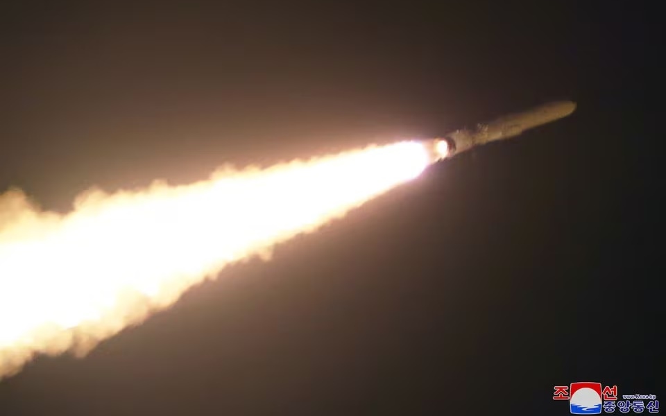 Tên lửa Triều Tiên. Ảnh: KCNA.