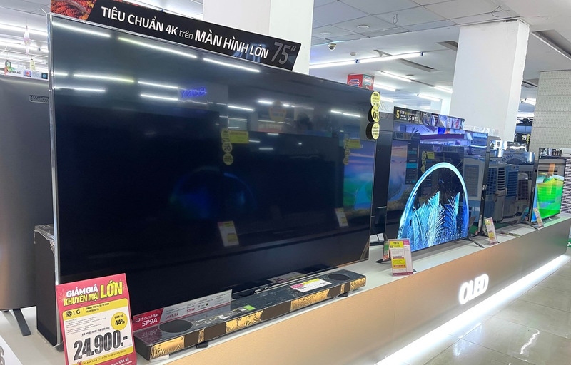 Tivi trưng bày không gặp vấn đề lỗi từ nhà sản xuất (ảnh minh họa)