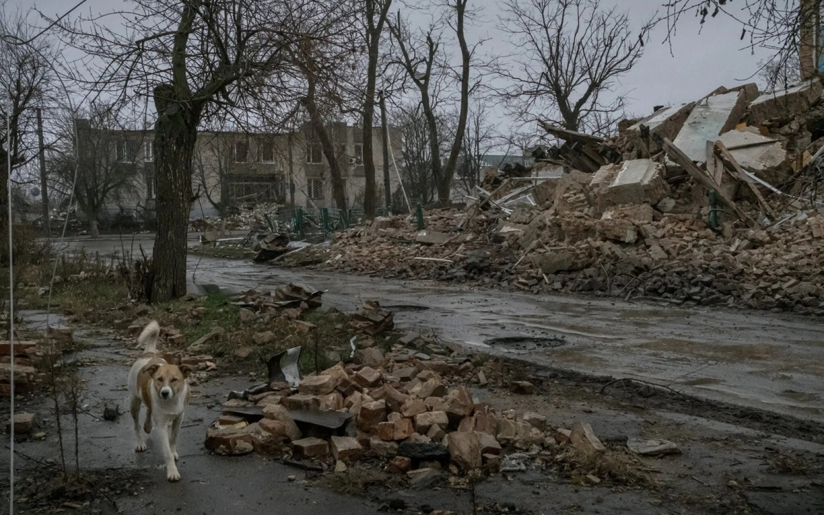 Khu vực trung tâm Orikhiv.