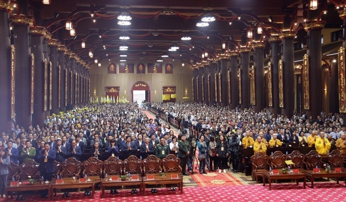 Tại lễ khai hội Xuân Yên Tử 2024