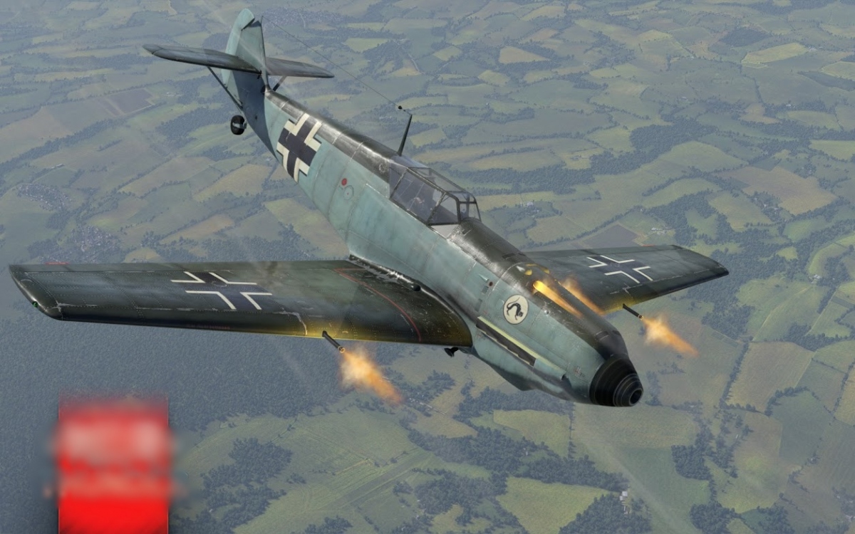 Máy bay Messerschmitt Bf.109F của không quân Đức Quốc xã. Đồ họa: War Thunder.