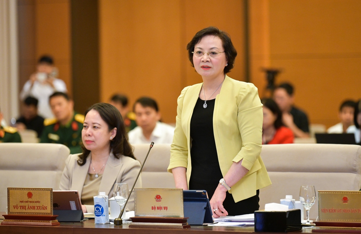 Bộ trưởng Bộ Nội vụ Phạm Thị Thanh Trà