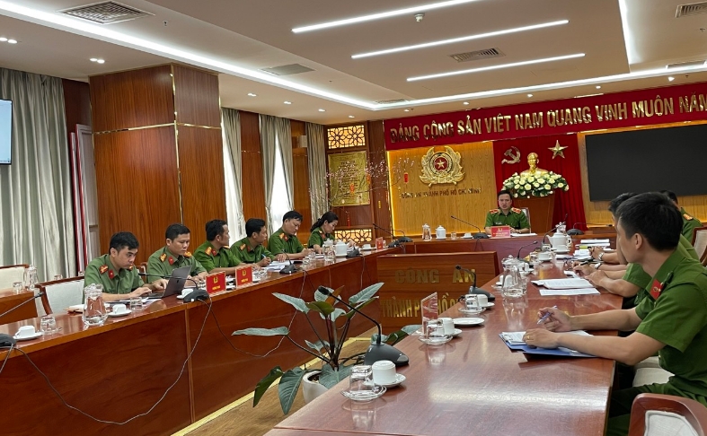 Toàn cảnh buổi họp báo thông tin về kết quả điều tra vụ án.