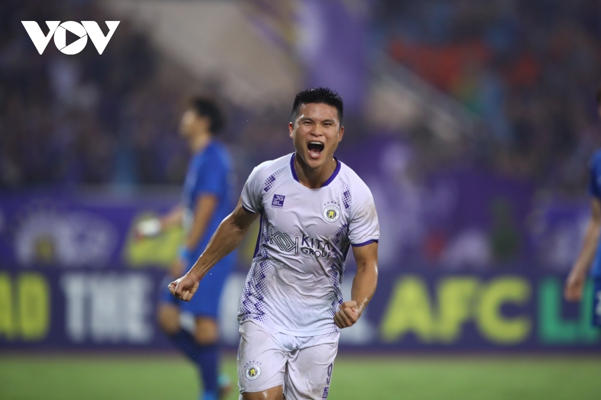 Hà Nội FC có 2 chiến thắng đáng nhớ tại AFC Champions League 2023/2024 nhưng không thể tiến xa hơn. (Ảnh: Hoài Thương)