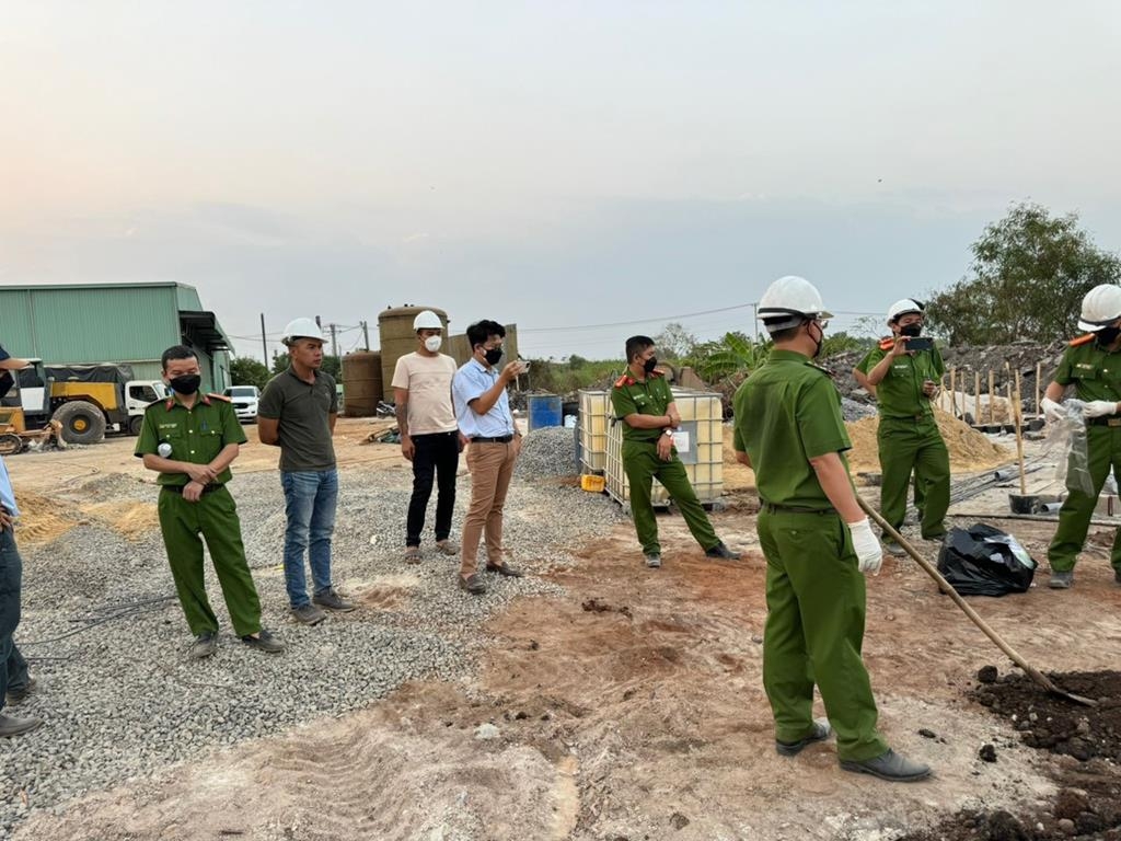 Hiện trường vụ việc (Ảnh: Công an tỉnh Đồng Nai)