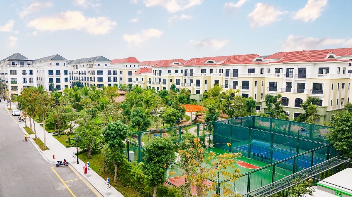 Hệ thống công viên xanh trải dài trong đại đô thị với hàng loạt các tiện ích đẳng cấp đã thu hút một lượng lớn khách Hàn đến nơi đây sinh sống