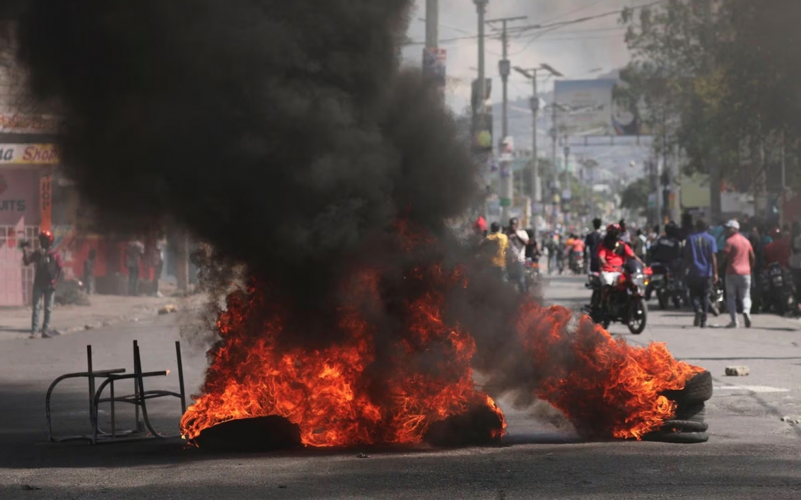 Bạo lực băng đảng ở Hait. Ảnh: Reuters.