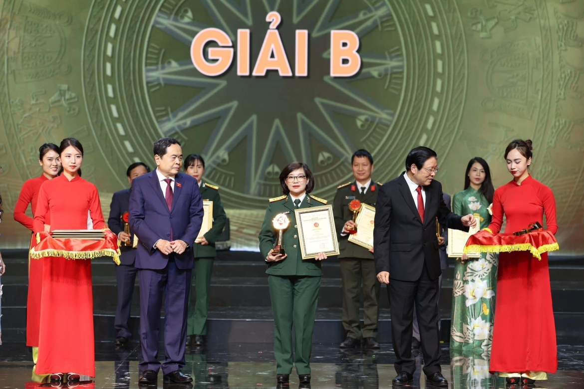 Tác phẩm của Chương trình Phát thanh Quân đội nhân dân vinh dự nhận giải B giải Búa Liềm vàng.