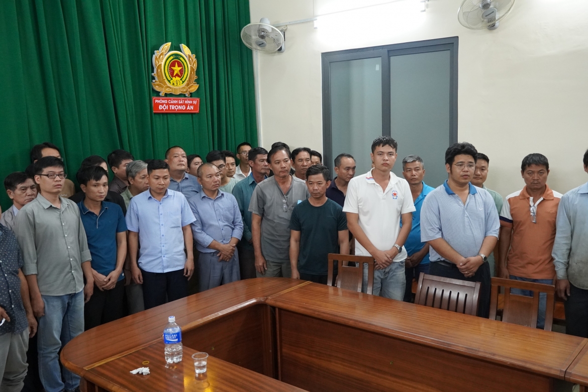 Đến nay, Công an TP.HCM đã khởi tố tổng cộng 318 bị can liên quan đến các hành vi sai phạm trong lĩnh vực đăng kiểm với 11 tội danh (Ảnh: Công an TP.HCM)