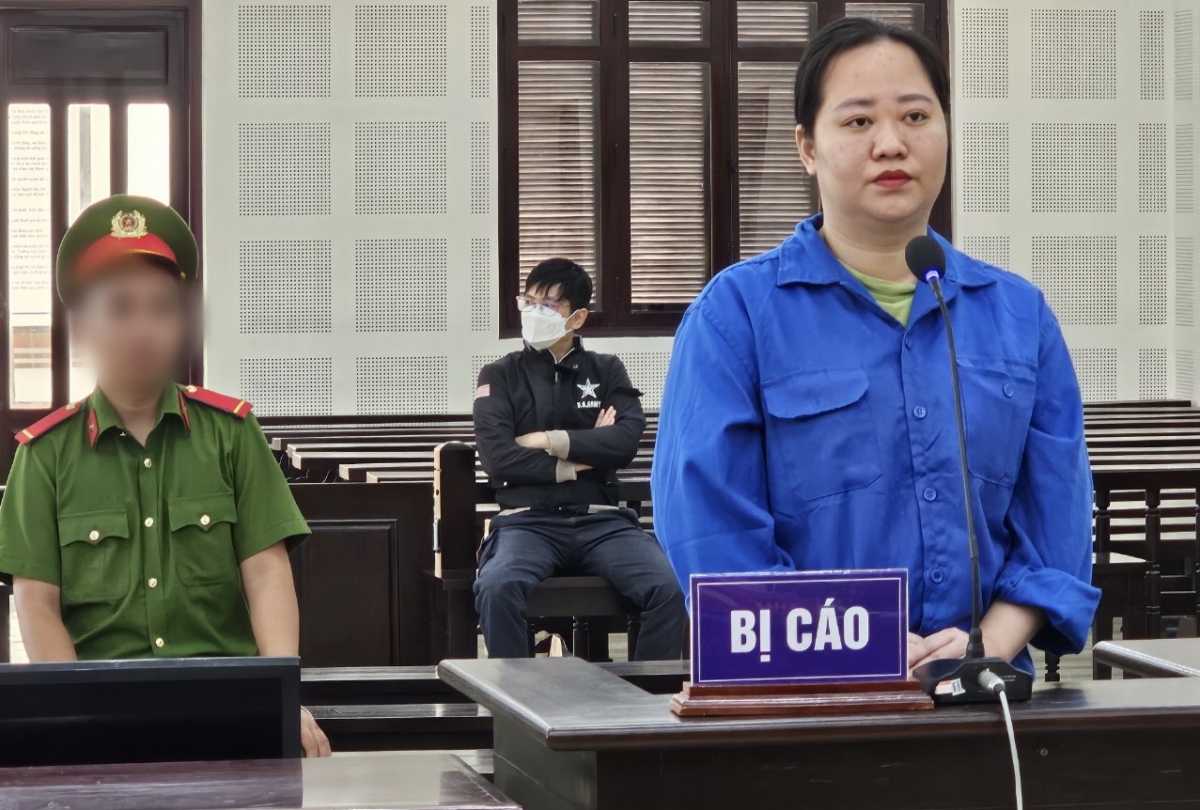 Bị cáo Trần Thị Thu Hạnh tại Tòa