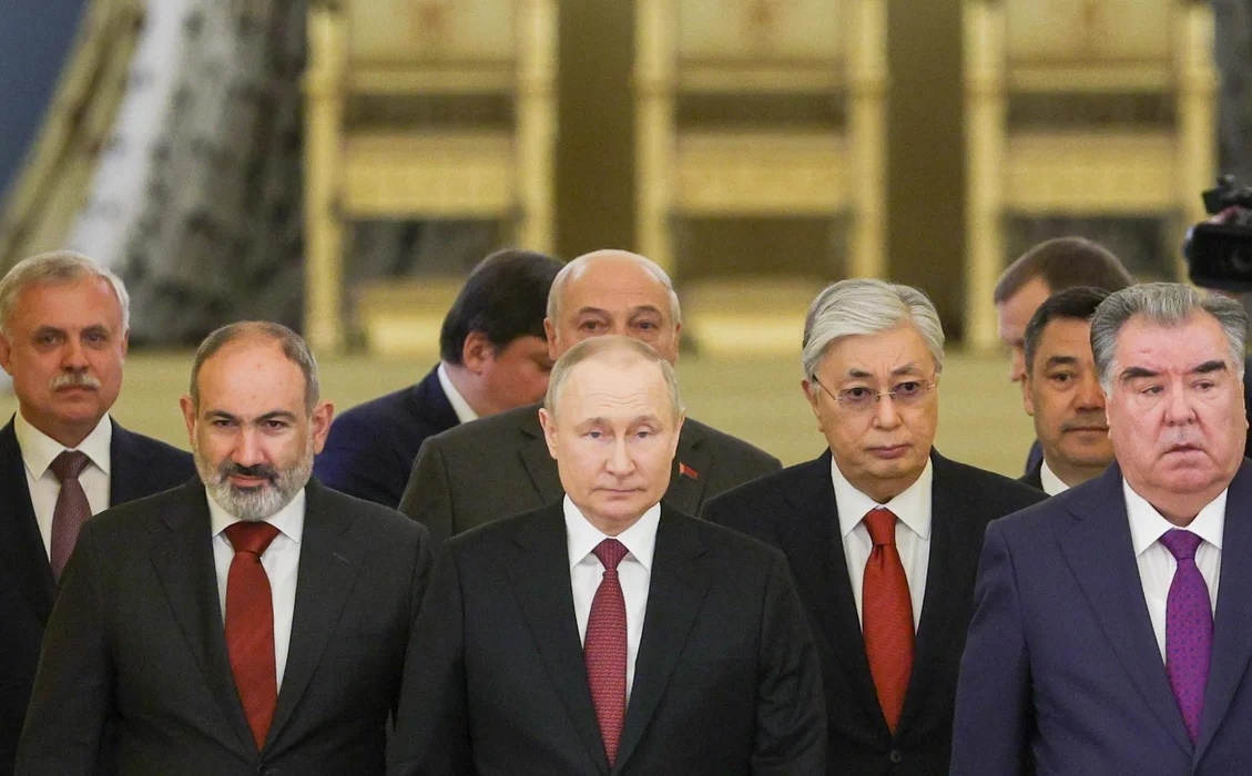 Tổng thống Nga Putin và lãnh đạo một số nước từng thuộc Liên Xô. Ảnh: TASS.