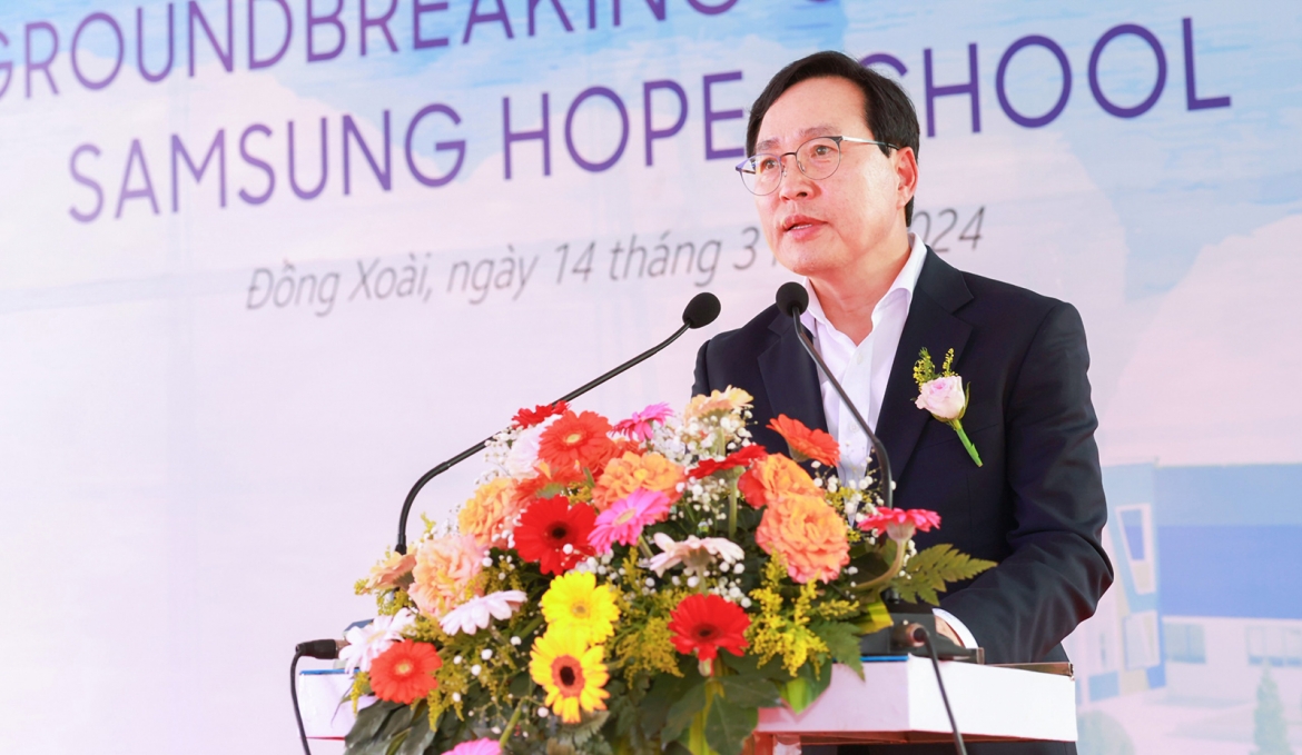 Ông Choi Joo Ho - Tổng Giám đốc Tổ hợp Samsung Việt Nam