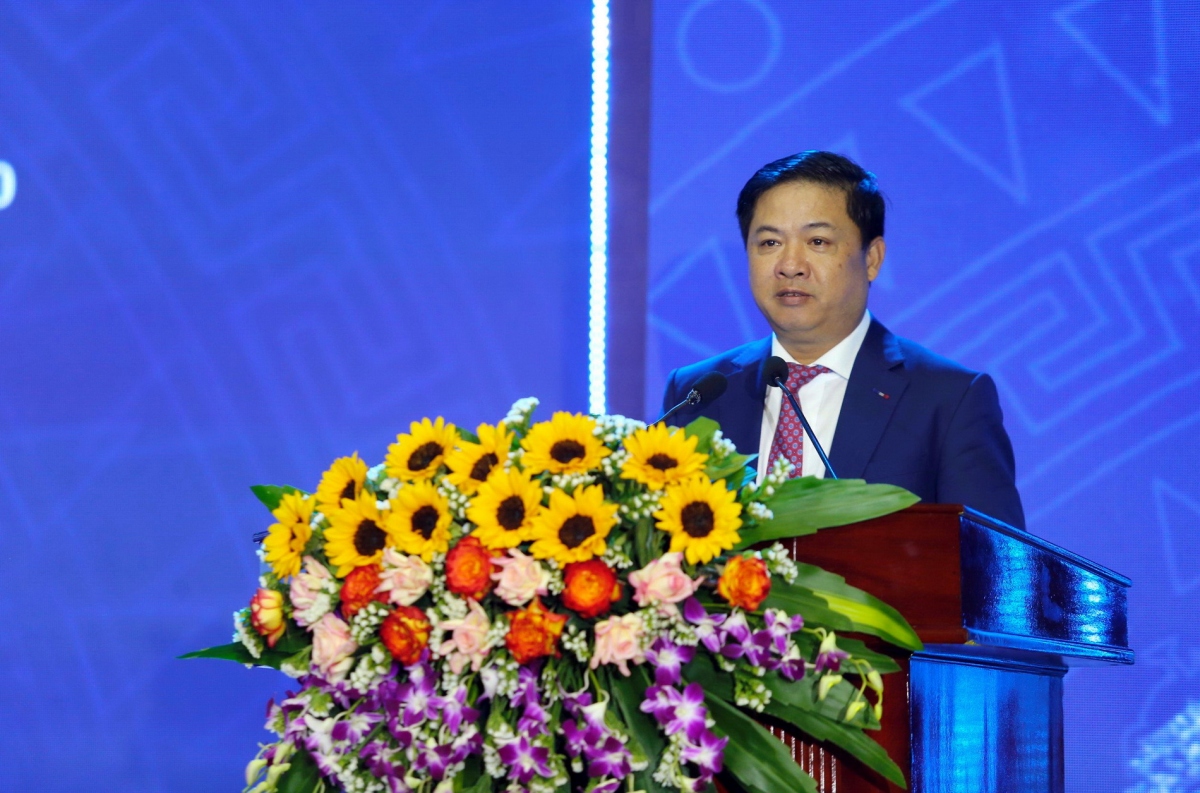 Ông Lương Nguyễn Minh Triết, Bí thư Tỉnh uỷ Quảng Nam phát biểu tại Hội nghị.