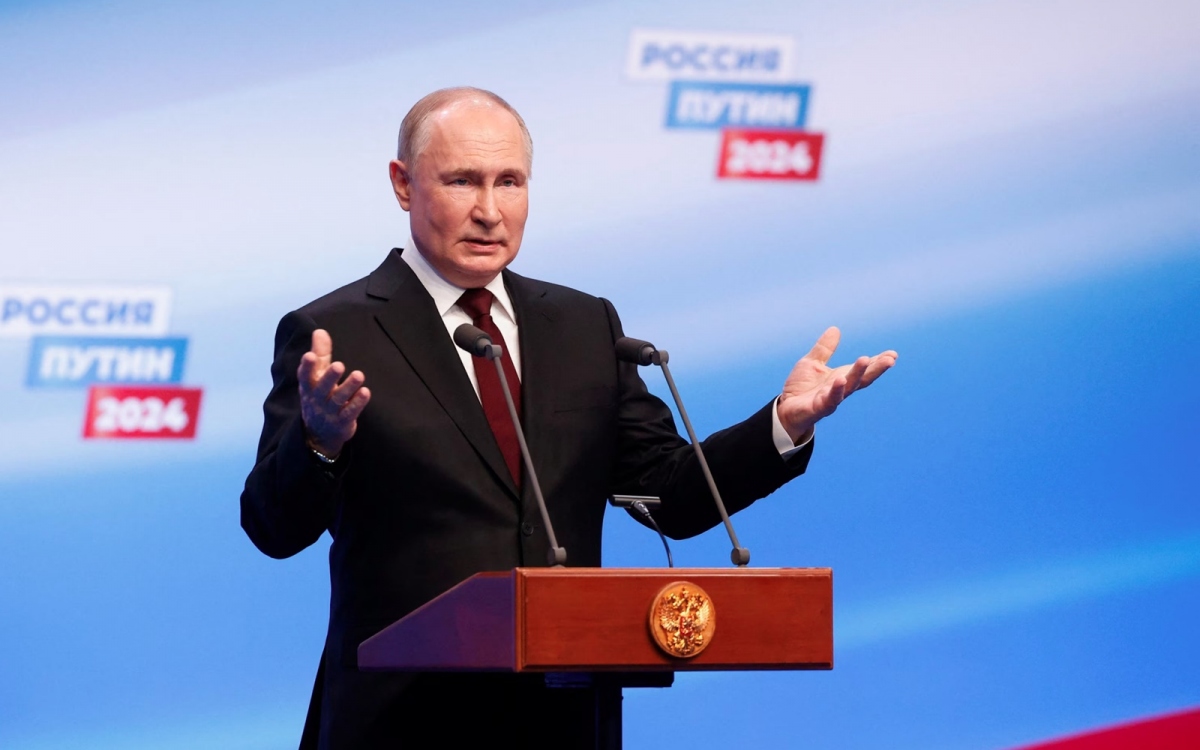Tổng thống Nga Putin. Ảnh: Reuters.