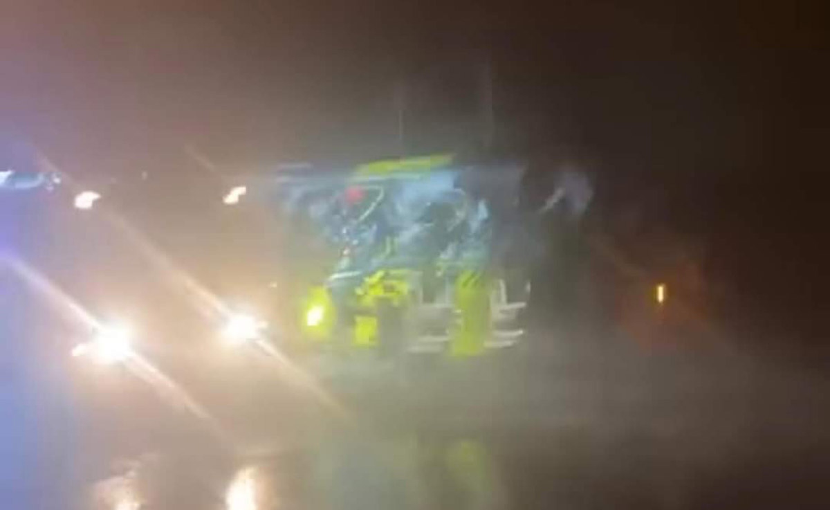 Thời điểm xảy ra sự việc thời tiết có sương mù dày đặc