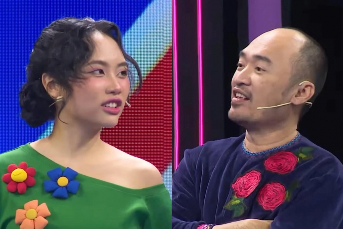 Trong chương trình '7 nụ cười xuân', Tiến Luật hài hước nhắc nhở Phương Mỹ Chi vì cách xưng hô với Thúy Ngân, Lan Ngọc. Phương Mỹ Chi cho biết cô hào hứng khi tham gia chương trình và được gặp gỡ mọi người. Nữ ca sĩ tiết lộ ngoài gọi Tiến Luật, Trường Giang là chú thì cô xưng hô với các nghệ sĩ còn lại là anh chị. Thấy vậy, chồng Thu Trang tỏ vẻ không đồng tình. Nam diễn viên Đất rừng phương Nam lên tiếng nhắc nhở: “Con xưng hô như vậy là sai. Thật ra chú với Lâm Vỹ Dạ hay Lan Ngọc, Thúy Ngân không chênh lệch tuổi tác quá nhiều". Trước tình huống này, Thúy Ngân cho rằng sự chênh lệch nằm ở nhan sắc khiến Tiến Luật ngơ ngác không nói nên lời. (Nguồn: Thanh niên)