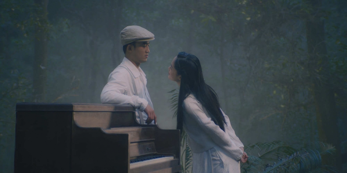 Cảnh trong phim "Đào, phở và piano".