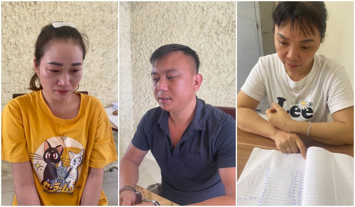Các đối tượng Lê Thị Thảo, Nguyễn Xuân Tài và Quách Thị Phương