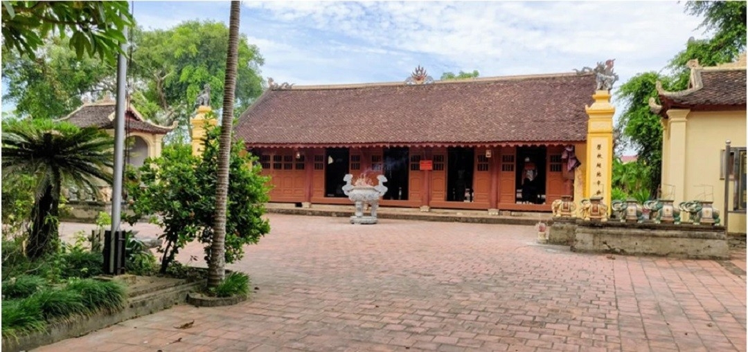 Đền thờ Thái Phó Tấn Quốc Công Nguyễn Cảnh Hoan tại xã Tràng Sơn, huyện Đô Lương, Nghệ An.