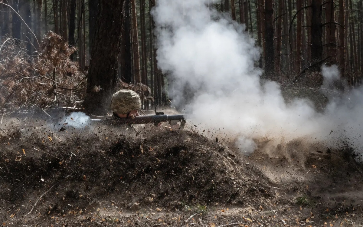 Lính Ukraine ở Donetsk. Ảnh: Nytimes.