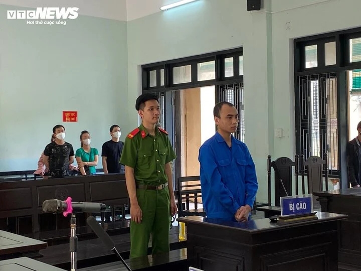 Bị cáo Hoàng Tiến Anh tại toà. (Ảnh: CTV)