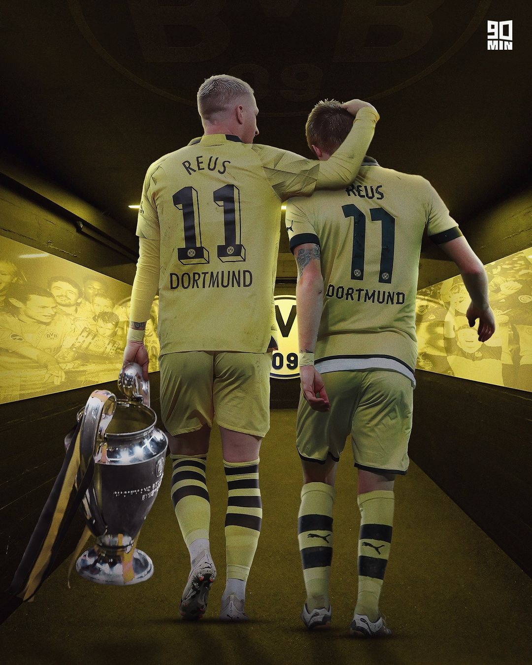 Liệu sẽ có cái kết đẹp trong sự nghiệp ở Dortmund cho Marco Reus? (Ảnh: 90min)