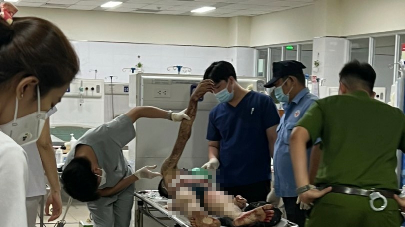Do vết thương quá nặng, Danh tử vong tại bệnh viện (ảnh: ĐC)