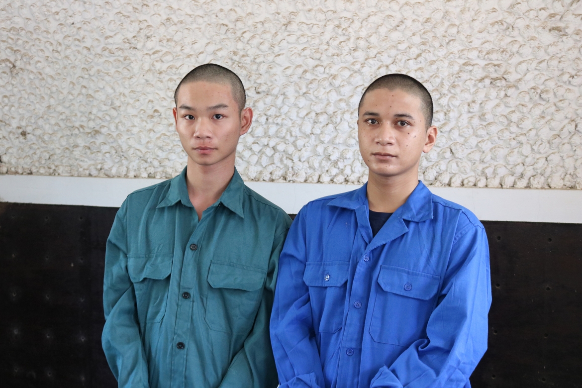 Phan Quí Thịnh (bên trái) và Thạch Hoàng Anh 