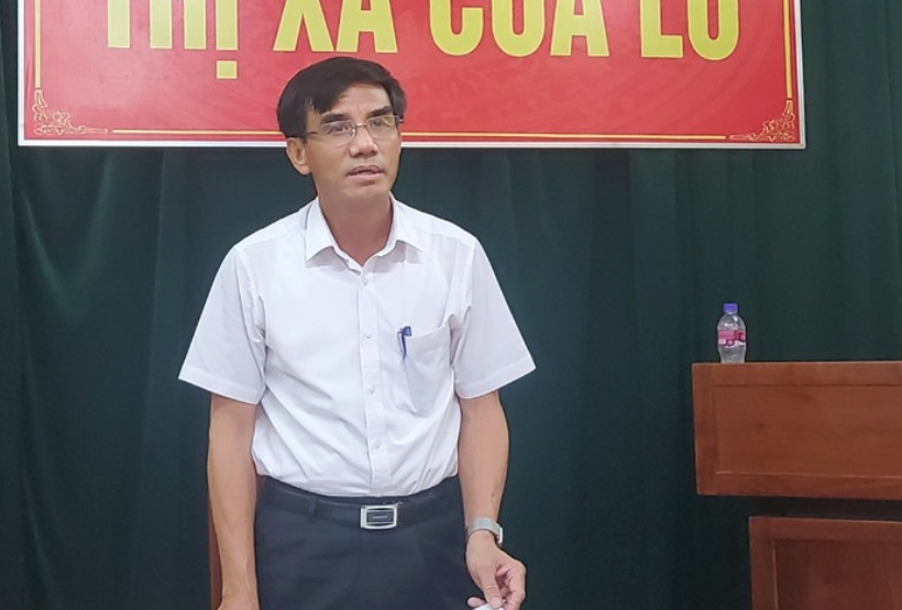 Chủ tịch UBND thị xã Cửa Lò - Doãn Tiến Dũng