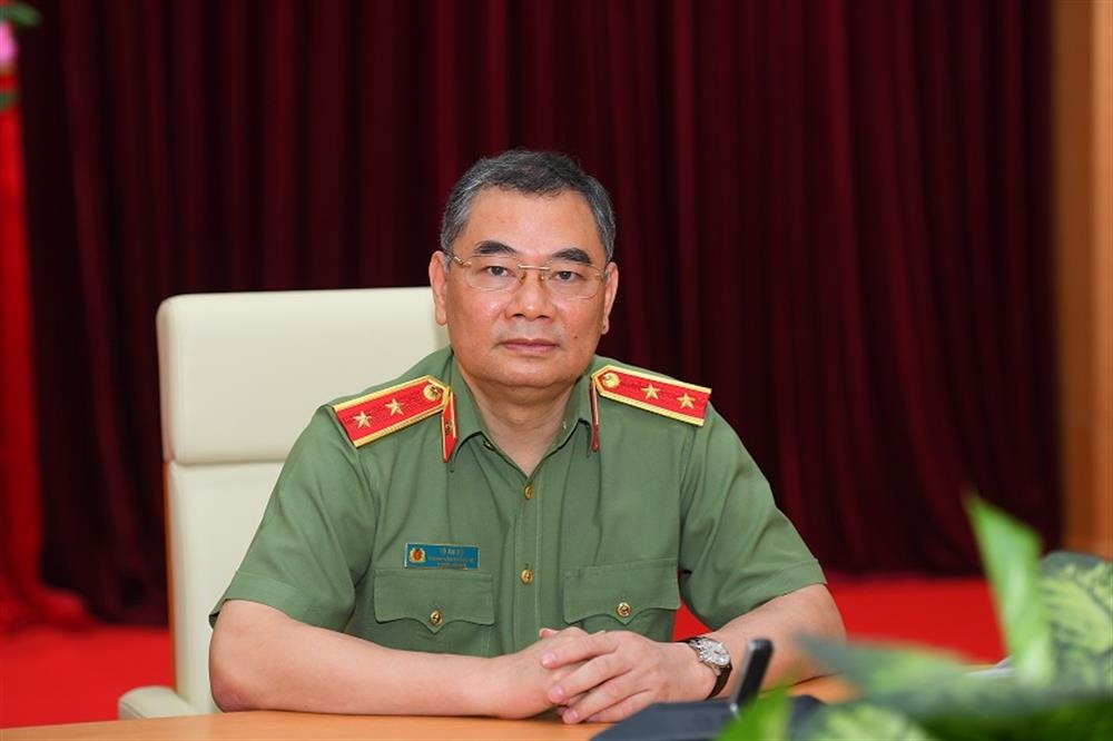 Trung tướng Tô Ân Xô, người phát ngôn Bộ Công an