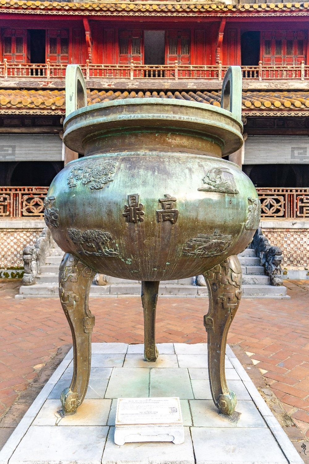 Hình ảnh cao đỉnh tại Trung tâm Bảo tồn Di tích Cố đô Huế.
