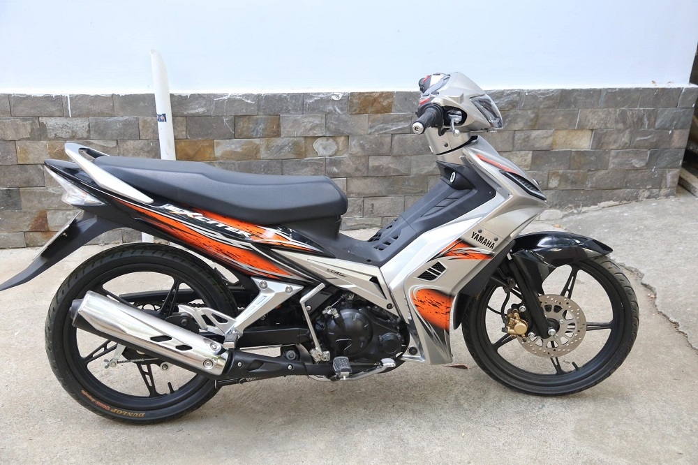 Chiếc xe mà đối tượng Long đã trợm cắp (Ảnh: CANT)