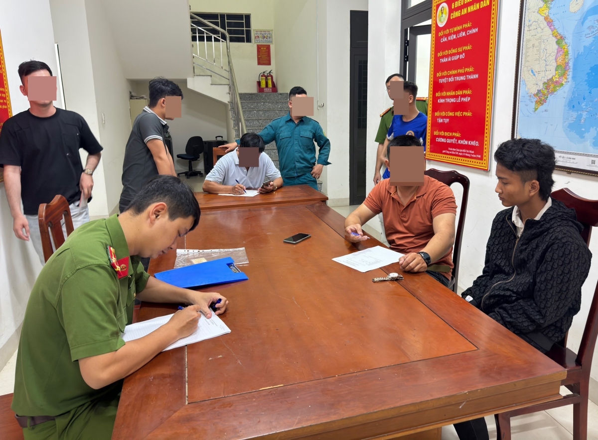 Cơ quan Công an tiến hành bắt giữ đối với Phạm Văn Điệu