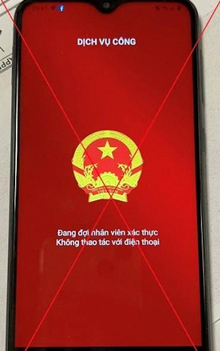 Cổng Dịch vụ công giả mạo
