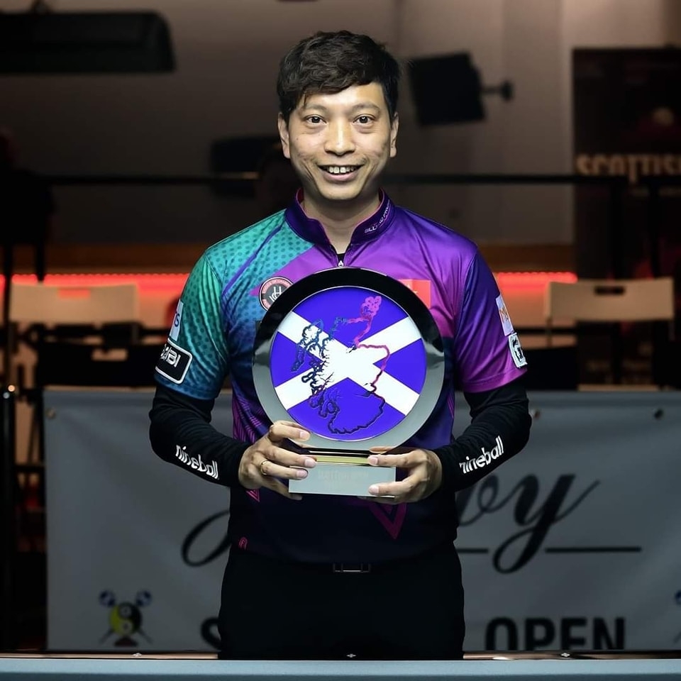 Dương Quốc Hoàng vô địch Scottish Open 2024. (Ảnh: Cue Snap Photography)
