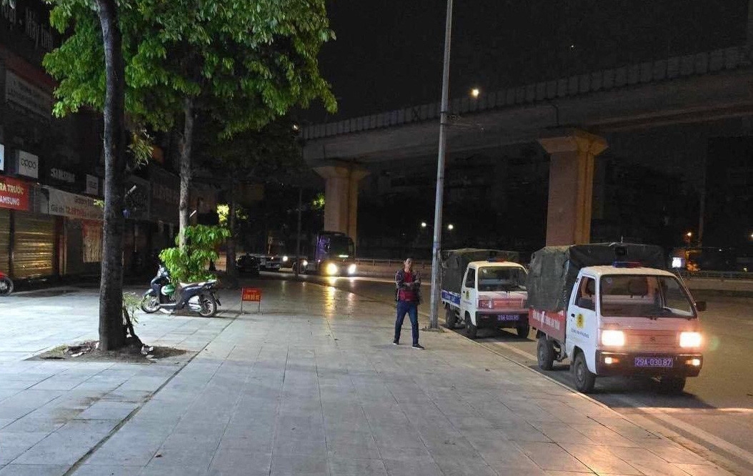Khu vực phát hiện thi thể trẻ sơ sinh. Ảnh: D. A.