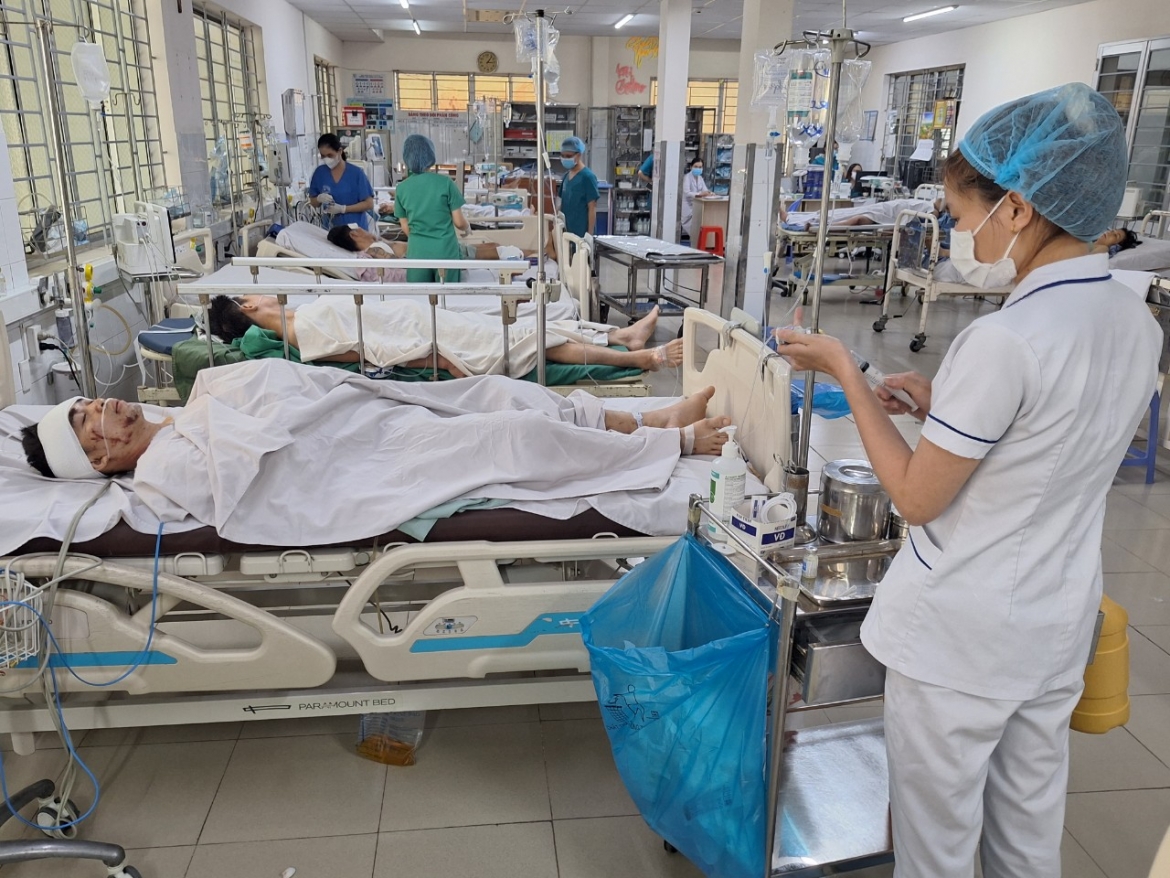 Hiện các nạn nhân bị thương đã được phẫu thuật, qua cơn nguy kịch. (Ảnh: Lệ Hằng)